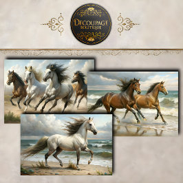 ワイルドホース コレクション デコパージュ ラッピングペーパーシート