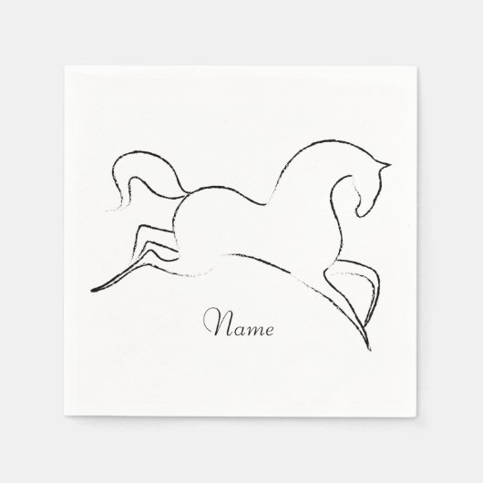 ワイルドホース サンダーコーブ スタンダードカクテルナプキン (正面)