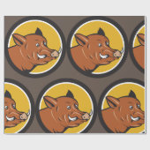 ワイルドボア ラッピングペーパー (フラット)