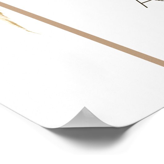 ワイルドボホプロテアパンパスグラス結婚の歓迎 ポスター (角)