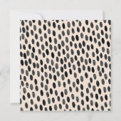 ワイルドボホ誕生日パーティーの招待 招待状 (裏面)