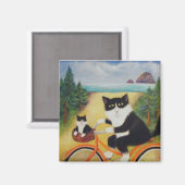 ワイルドボーイザバイクもしくは自転車に乗る人磁石 マグネット (正面/裏面)