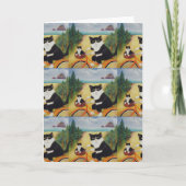 ワイルドボーイザバイクもしくは自転車に乗る人 カード (正面)