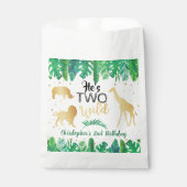 ワイルドボーイズ二歳の誕生日パーティー フェイバーバッグ (正面)