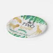 ワイルドボーイズ二歳の誕生日パーティー ペーパープレート (アングル)