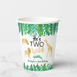 ワイルドボーイズ二歳の誕生日パーティー 紙コップ