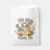 ワイルドボーイズ誕生日サファリ動物2頭 フェイバーバッグ (正面)