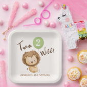 ワイルドボーイ2歳の誕生日 ペーパープレート (パーティー)