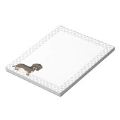 ワイルドボーワイヤードダシュント漫画の犬と歩き ノートパッド (回転)