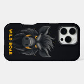 ワイルドボー怒ルブラック iPhoneケース (裏面横)