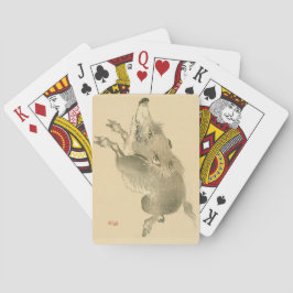 ワイルドボー日本のル（美術）（河野楳嶺） トランプ