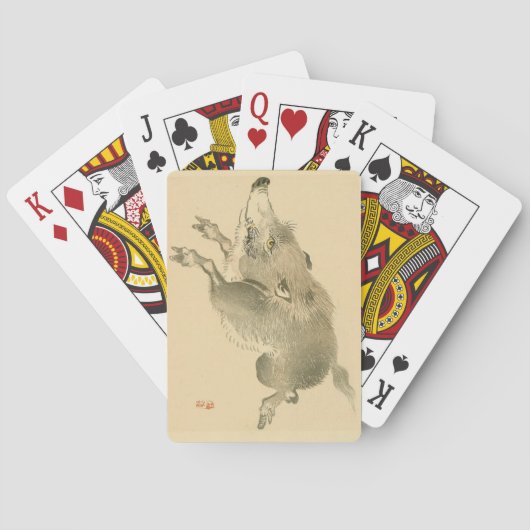 ワイルドボー日本のル（美術）（河野楳嶺） トランプ (裏面)