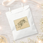 ワイルドボー日本のル（美術）（河野楳嶺） フェイバーバッグ (クリップ留めされた状態)