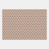 ワイルドポニーオンタン馬好き ラッピングペーパーシート (正面2)