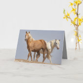 ワイルドマアワールドウマグリーティングカード2枚 カード (黄色い花)