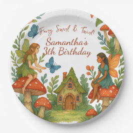 ワイルドマジカルフェアリーガーデンバースデーパーティー –  ペーパープレート