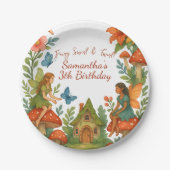 ワイルドマジカルフェアリーガーデンバースデーパーティー –  ペーパープレート (正面)