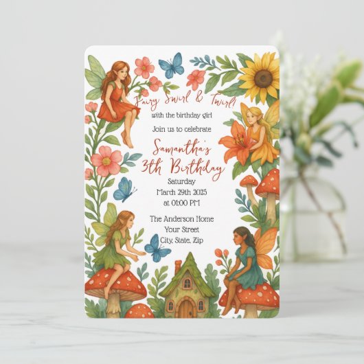 ワイルドマジカルフェアリーガーデンバースデーパーティー –  招待状 (スタンド正面)