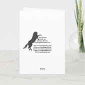 ワイルドマスタングの汚い「ホピ」グリーティングカード サンキューカード (裏面)