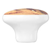 ワイルドマスタングホースの水の色絵画の セラミックノブ (側面)