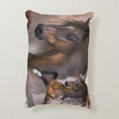 ワイルドマスタング馬 アクセントクッション (裏面(縦))