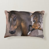 ワイルドマスタング馬 アクセントクッション (裏面)