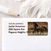 ワイルドマスペインのスタングホース差出人住所ラベル ラベル (インサイチュ)