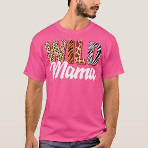 ワイルドマズー生まれーツビーワイルドバイデーサファリジャングル Tシャツ