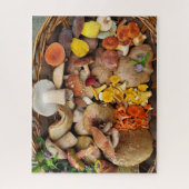 ワイルドマッシュルームバスケットジグソーパズル ジグソーパズル (縦)