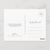 ワイルドマルチカラーフローラルサンキュー ポストカード (裏面)