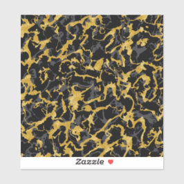 ワイルドマーブル8 – 黒と金ゴールド、グレー シール