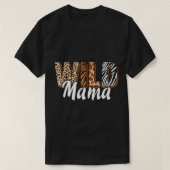 ワイルドマ生まれマ動物園2つの野生Bデイサファリジャングル Tシャツ (デザイン正面)