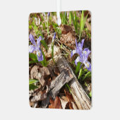 ワイルドミニチュアアイリス メタルオーナメント (正面左)