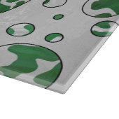 ワイルドミーカウグリーンアンドホワイトプリント カッティングボード (角)