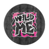 ワイルドミーカウピンクとホワイト カッティングボード (正面)