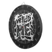 ワイルドミーカウ白黒 ダーツボード (正面右)