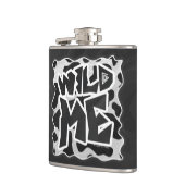 ワイルドミーカウ白黒 フラスク (左)