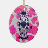 ワイルドミーコー ピンクとホワイト セラミックオーナメント (右)