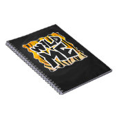 ワイルドミータイガーオレンジとブラック ノートブック (右側)