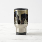 ワイルドムスタンの馬の写真 トラベルマグ (中央)