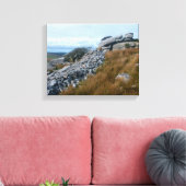 ワイルドムーア・ボドミン・ムーア・コーンウォール・イングランド キャンバスプリント (インサイチュ (リビング))