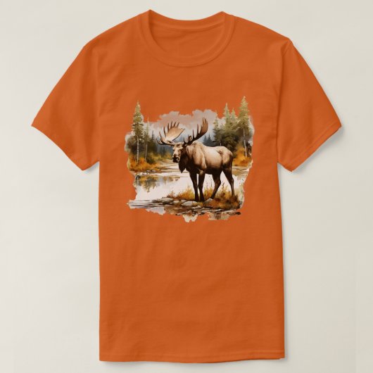 ワイルドムースTシャツ14 Tシャツ (デザイン正面)