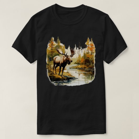 ワイルドムースTシャツ1 Tシャツ (デザイン正面)