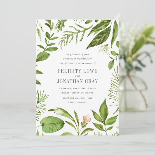 ワイルドメドウ結婚式招待状 招待状 (スタンド正面)