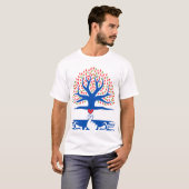 ワイルドメンズTシャツのウィスパー Tシャツ (正面フル)
