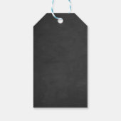 ワイルドモノグリッターワン誕生日ボーシャルボード ギフトタグ (裏面)