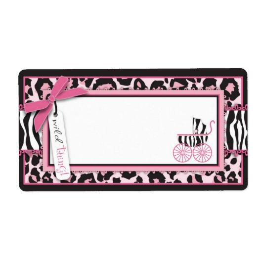 ワイルドモノ名タグ ラベル (正面)