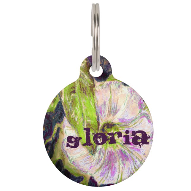 ワイルドモーニンググローリーバイアレクサンドラ調理師 ペット　ネームタグ (正面)