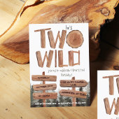 ワイルドユニークボーイ2歳の誕生日 招待状