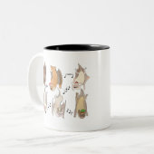 ワイルドユルチド – カロリングこうもり ツートーンマグカップ (正面左)